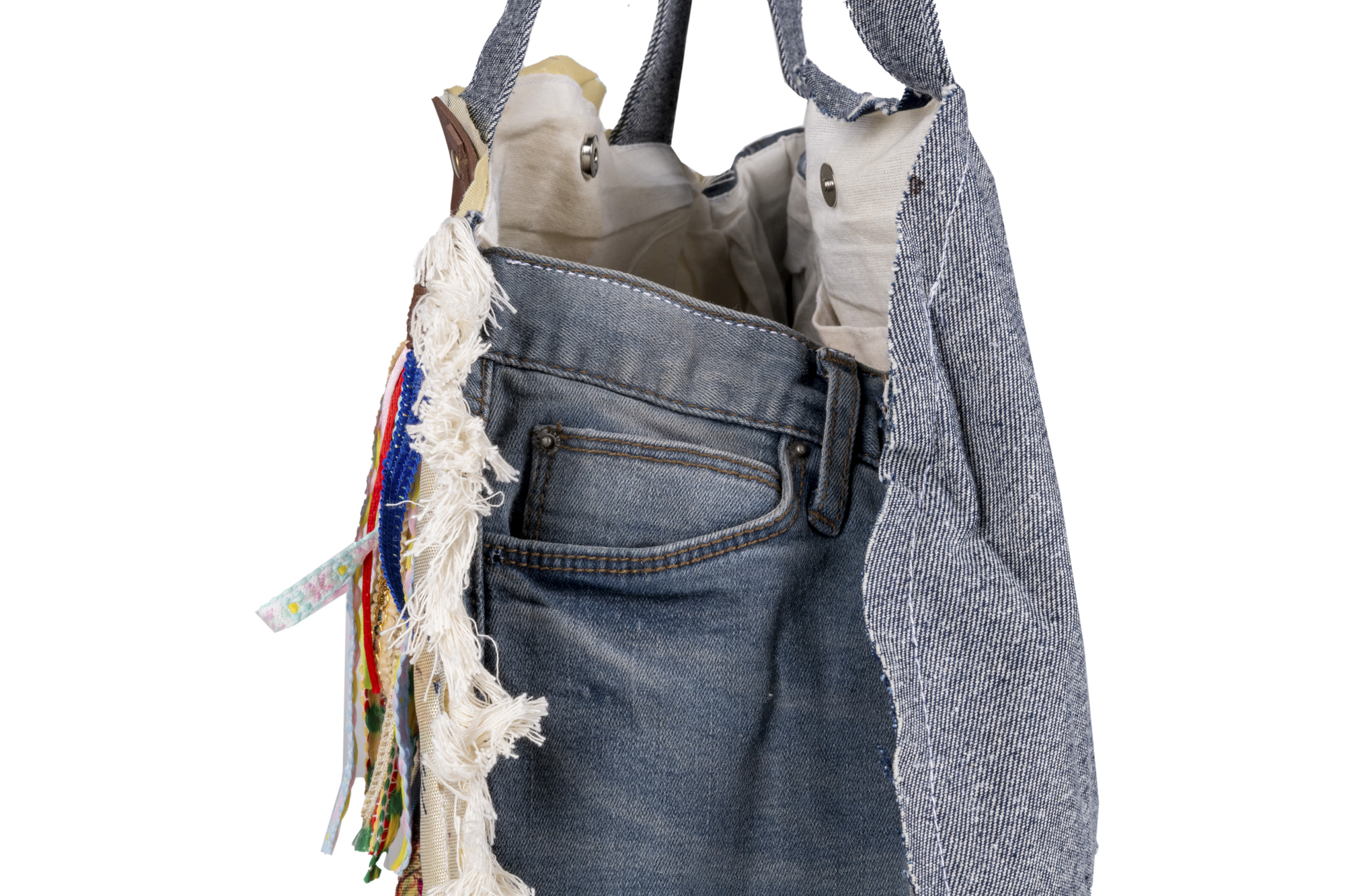 Umhängetasche Frida Kahlo rund Jeanslook